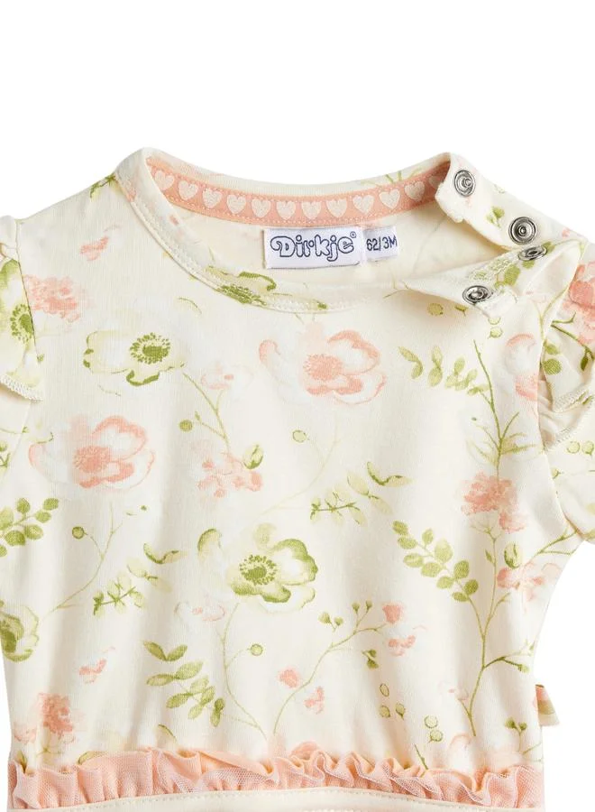 Dirkje Pack of 3 - Floral Print Cotton Top, Leggings and Headband